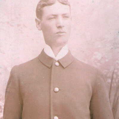 Johnson Album 01, Photo 03 - Harry James Rhodes in his Spanish American War uniform