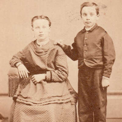 Sayers-Scott Album 01, Photo 19 - Children of John Thompson & Maria Meegan