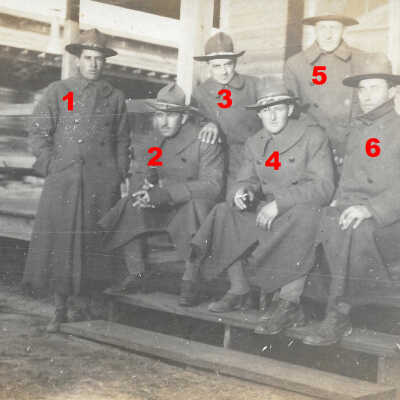 World War I soldiers from Company K, 110th Infantry, 28th Division