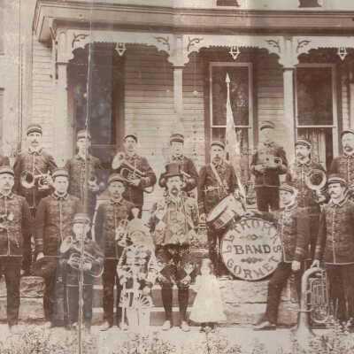 Frank Jones Album (Selected Photos) - L. L. Thomas Cornet Band