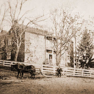 George & Mary (Warrick) Ely farmhouse in Whiteley Township, Greene County, Pennsylvania