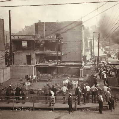 Citizens National Bank Construction Album (Selected Photo 29) - Construction of Citizens National Bank