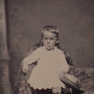 Elizabeth (Woodruff) McVay Album 01 - page 09, position 02 - Male child