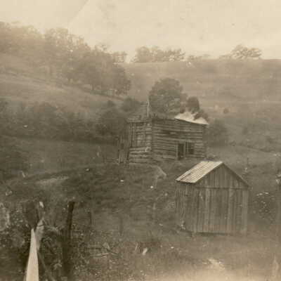 Former home of the Thomas Cook and Sarah Matilda "Sadie" (Grandon) Cook family in Center Township, Greene County, Pennsylvania