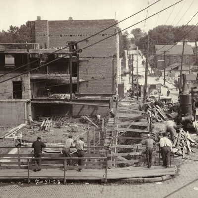 Citizens National Bank Construction Album (Selected Photo 30) - Construction of Citizens National Bank