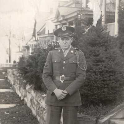 Frank Jones Album (Selected Photos) - Frank E. Jones on Huffman Street in Waynesburg, Greene County, Pennsylvania
