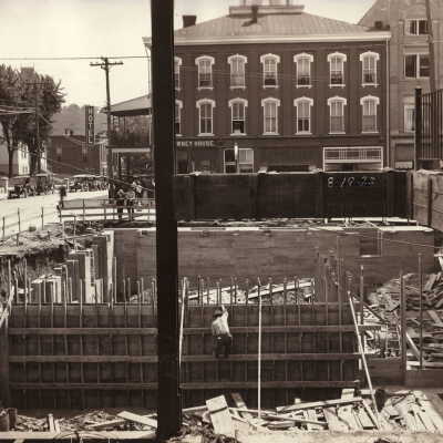 Citizens National Bank Construction Album (Selected Photo 32) - Construction of Citizens National Bank