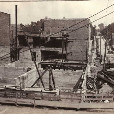 Citizens National Bank Construction Album (Selected Photo 33) - Construction of Citizens National Bank