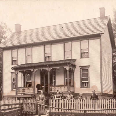 Lisbon Leander Staggers family home, Whiteley Township, Greene County, Pennsylvania