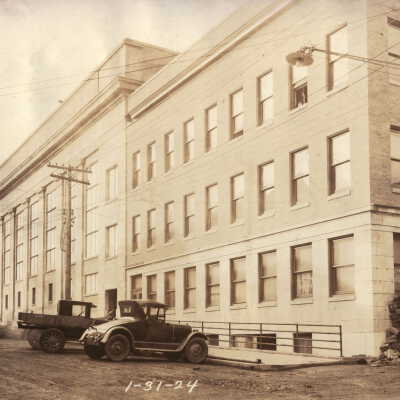 Citizens National Bank Construction Album (Selected Photo 39) - Citizens National Bank as construction was completed