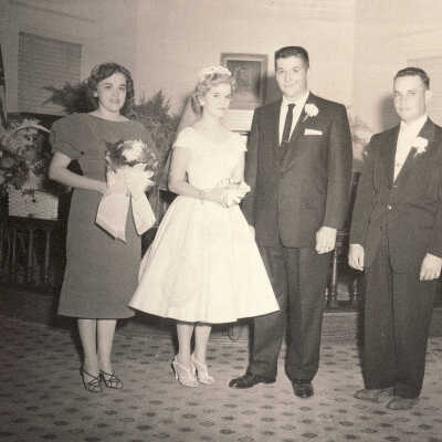 Wedding of William Carroll McVay and Frances "Mickey" (Henderson) McVay