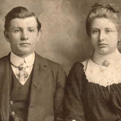 Basil White and his wife, Ella (John) White