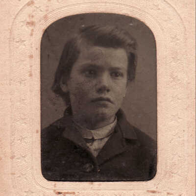 John Wesley Frye [1862-1929], age 10 years