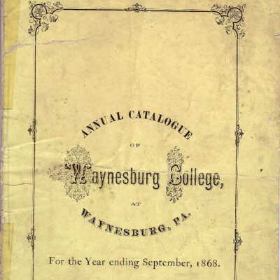 1868 Catalog (Cover)
