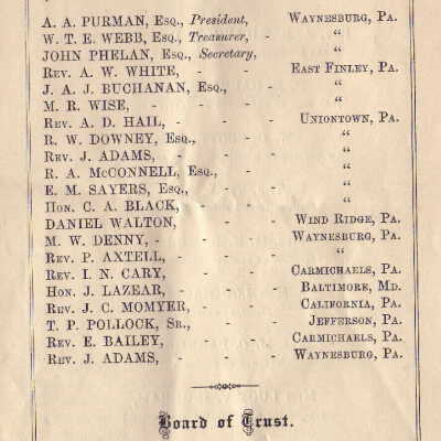 1868 Catalog (Trustees)