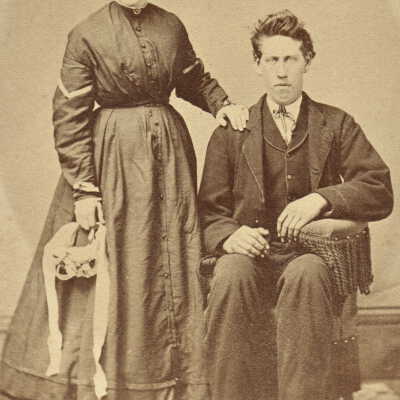 William Thomas Grimes and his wife, Mary Ann (Morris) Grimes