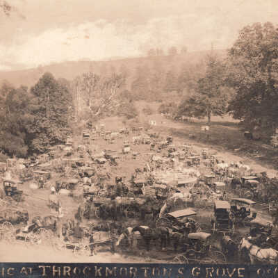 Golden Oaks Park (a/k/a Throckmorton's Grove) in Center Township, Greene County, Pennsylvania