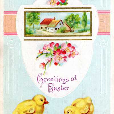 Easter postcard