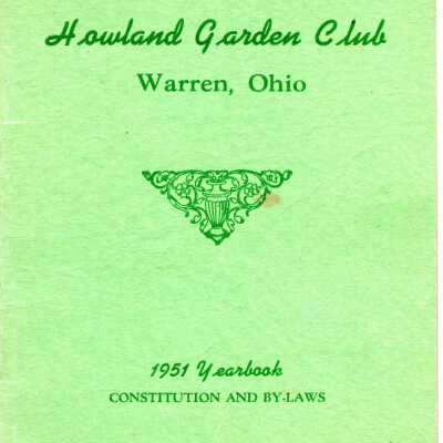 Howland Garden Club 1951
