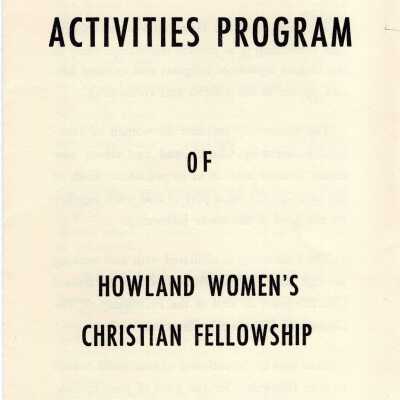 Howland Community Church 1964