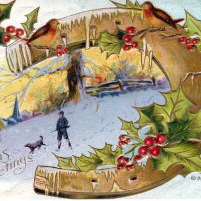 Christmas postcard