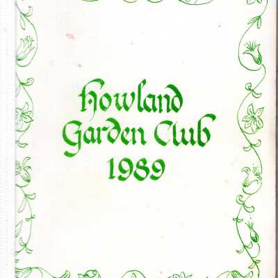 Howland Garden Club 1989