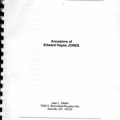 Geneology of Edward Hayes