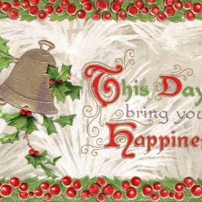 Christmas postcard