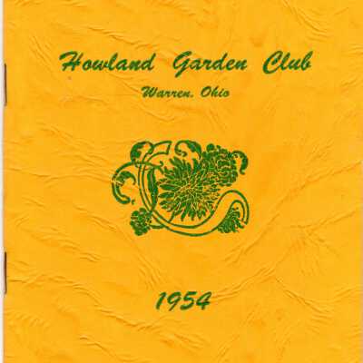 Howland Garden Club 1954