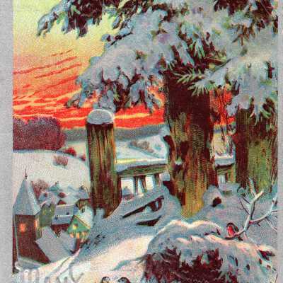 New Year postcard 1913