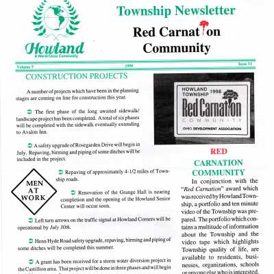 Howland Township Newsletter