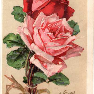 New Year postcard 1910