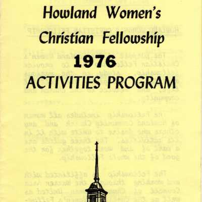 Howland Community Church 1976