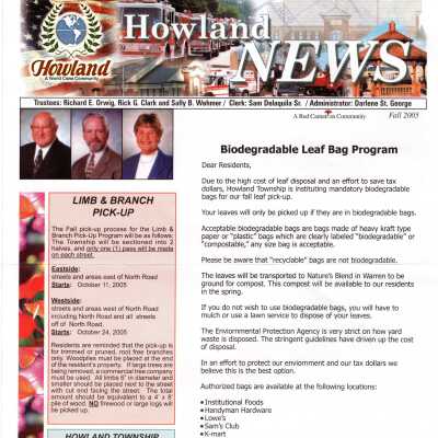 Howland Newsletter