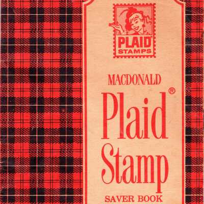McDonald Plaid Stamps 1965