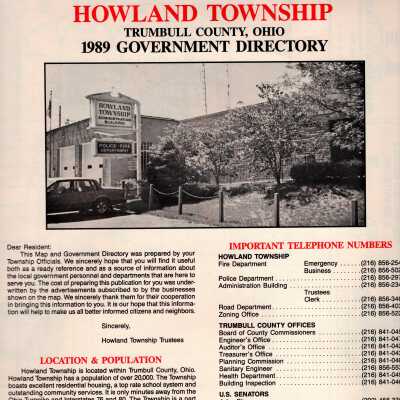 Howland Newsletter