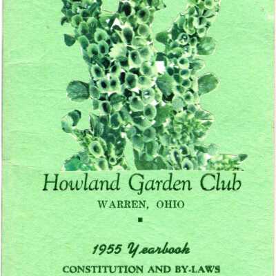 Howland Garden Club 1955