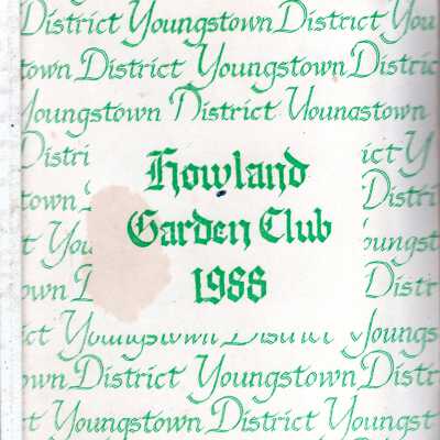 Howland Garden Club 1988