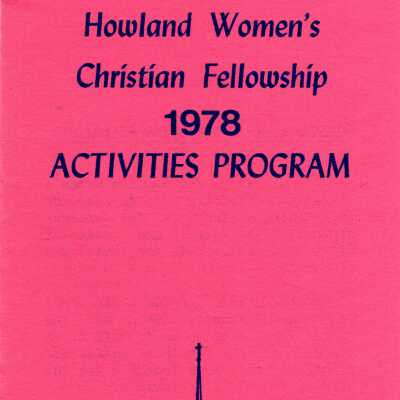 Howland Community Church 1978