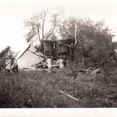 Photo of 1947 tornado Niles/Howland
