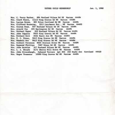 Howland Community Church 1968