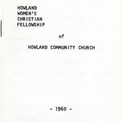 Howland Community Church 1960