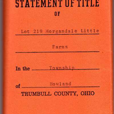 Howland Limited Statement of Title