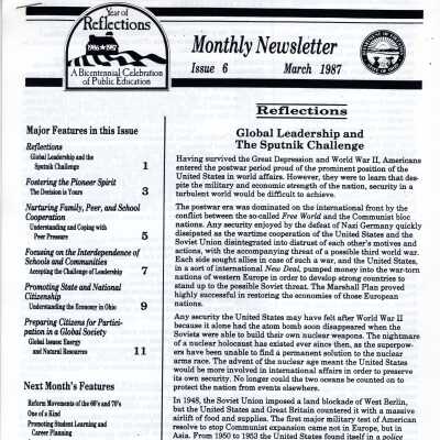 Issue 6, Public Education Bicentennial Newsletter, 1987