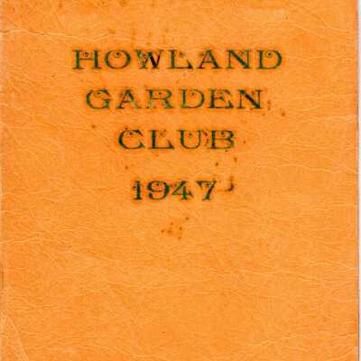 Howland Garden Club 1947