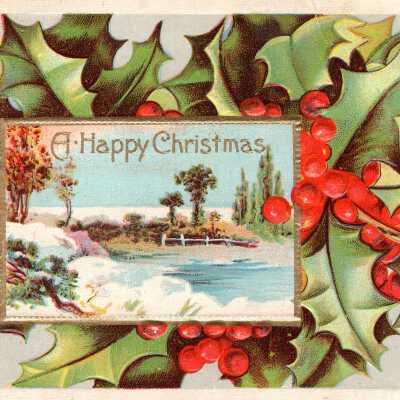 Christmas postcard