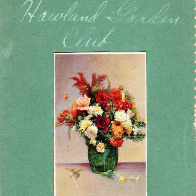 Howland Garden Club 1939
