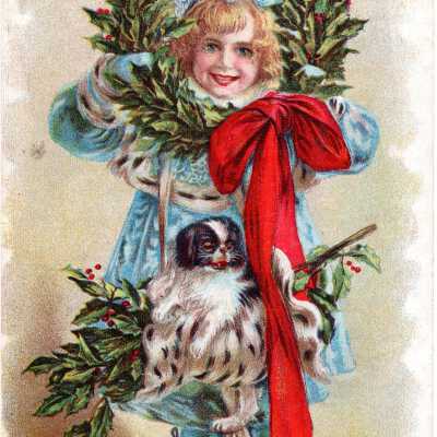 Christmas postcard