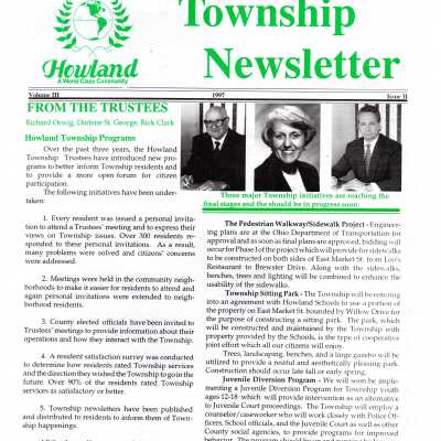 Howland Newsletter