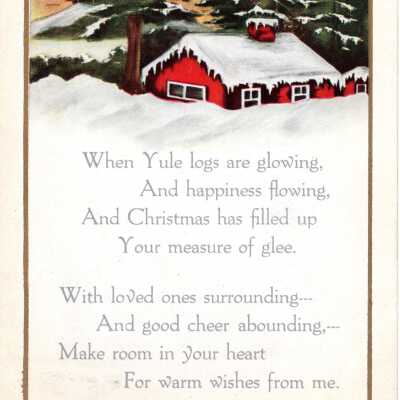 Christmas postcard